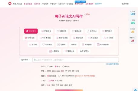 梅子AI论文